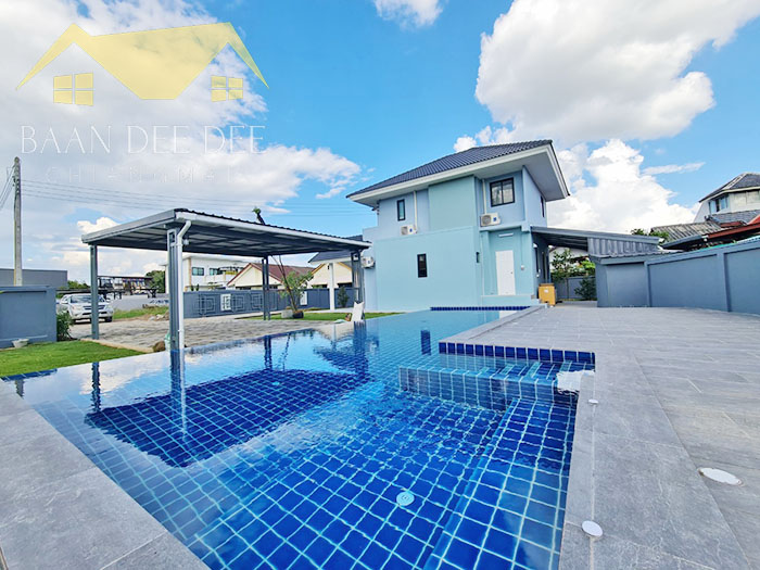 For RentHouseChiang Mai : Luxury house for rent with private pool not far from city center, No.5H126