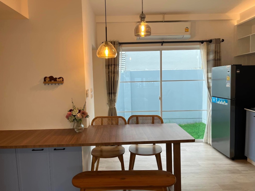 For RentTownhouseBangna, Bearing, Lasalle : 📣🏡🌟 House for rent, Indy 2 Bangna - Ramkhamhaeng 2 project, beautifully decorated, good price, good location, convenient transportation