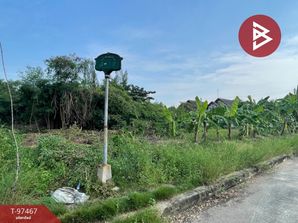 For SaleLandMahachai Samut Sakhon : Land for sale in Mahachai Muang Mai Village, area 1 ngan 10.2 sq.wa, Khok Krabue, Samut Sakhon