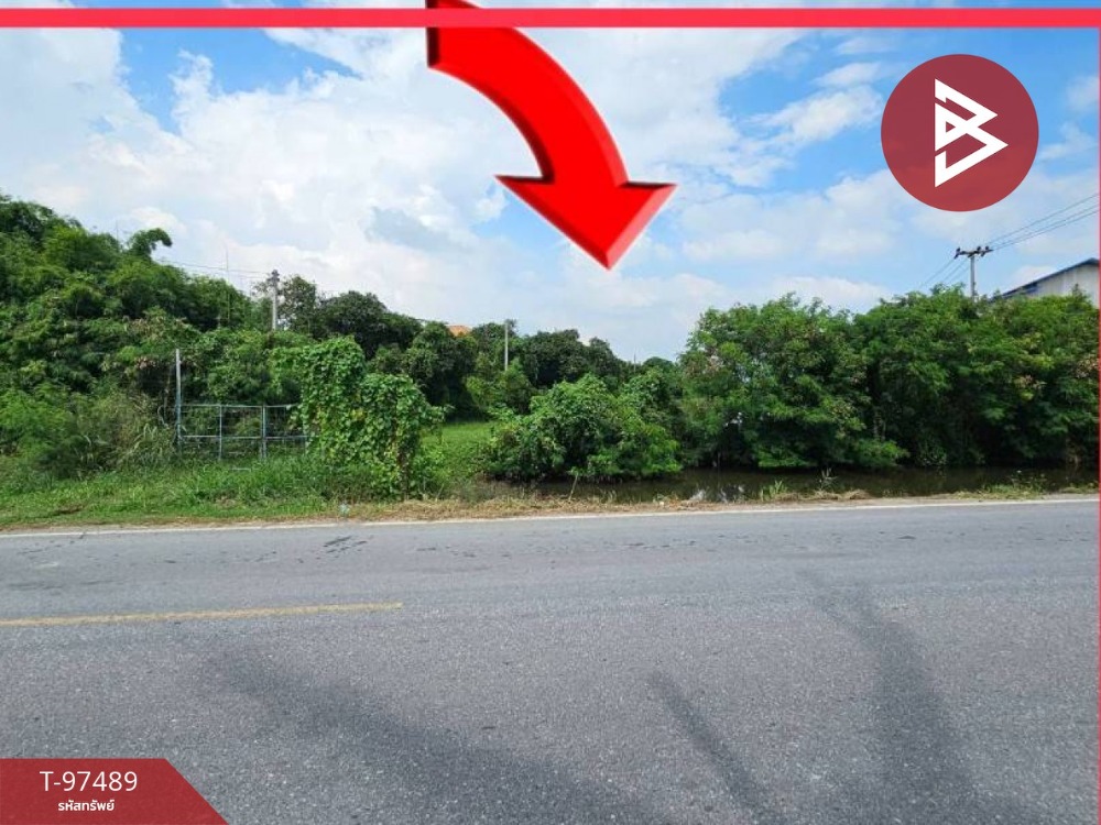 For SaleLandNakhon Pathom : Urgent sale, vacant land, area 4 rai 2 ngan 19 sq m, Don Yai Hom, Nakhon Pathom