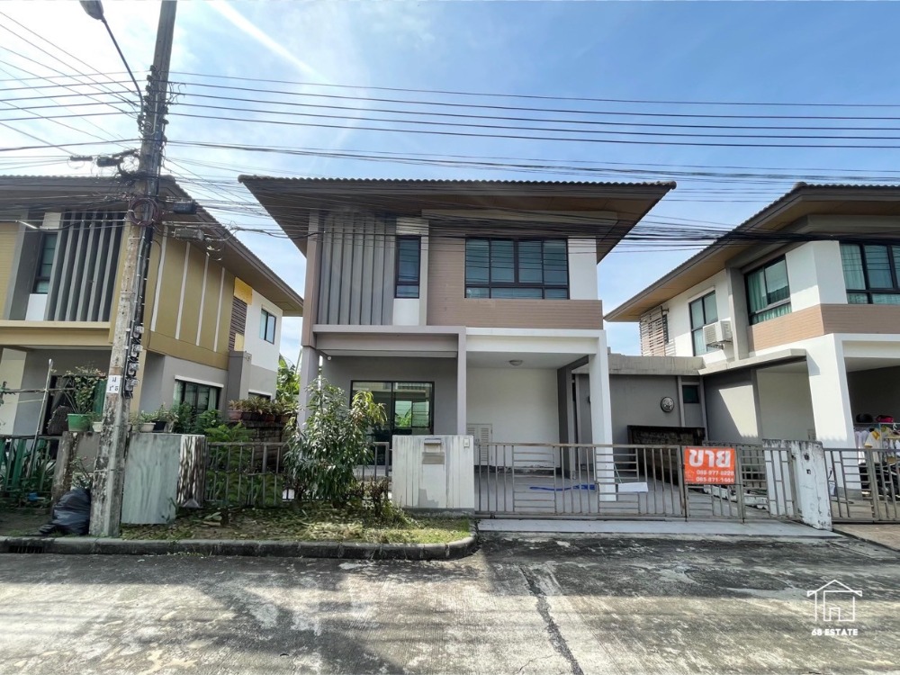 For SaleHouseNawamin, Ramindra : Buy a semi-detached house, its like getting a single house!!! **Prompat Prime [Prompat Prime] Ram Intra-Hathai Rat 39** near the expressway, Chatuchak and the Eastern Ring Road.