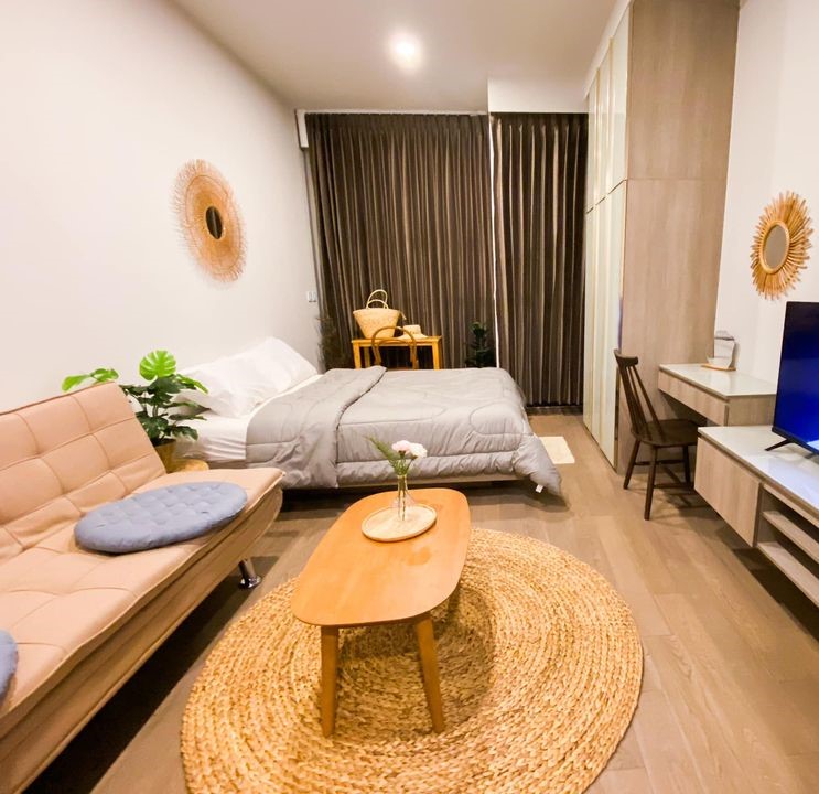 For RentCondoRatchathewi,Phayathai : Park Origin Phayathai【𝐒𝐄𝐋𝐋 & 𝐑𝐄𝐍𝐓】🔥 Modern Cozy style room Decorated with furniture & electrical appliances, near BTS Phaya Thai, 🔥 Contact Line ID: @hacondo