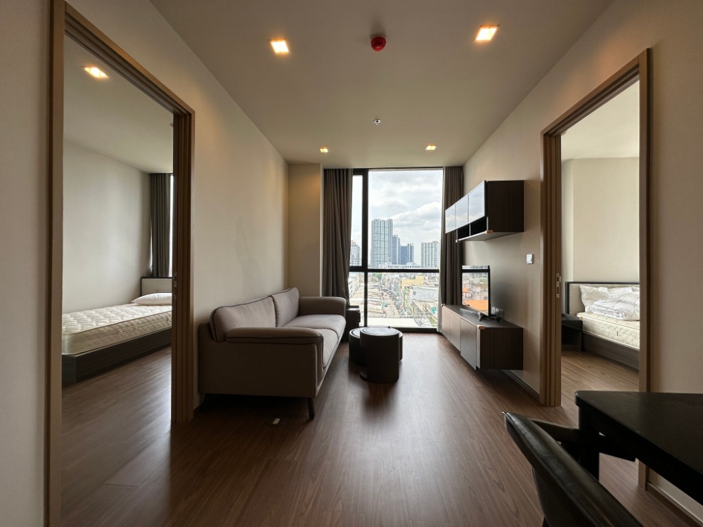 ให้เช่าคอนโดอ่อนนุช อุดมสุข : The Line Sukhumvit 71 for Rent 2 beds 2 bath 61 sqm 35,000 per month