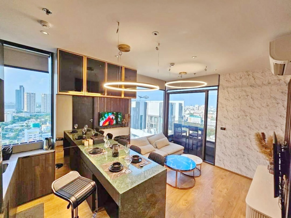 For RentCondoSukhumvit, Asoke, Thonglor : 7746😊 For RENT 2 bedrooms for rent🚄near BTS Ekkamai🏢The FINE Bangkok Thonglor-Ekkamai🔔Area: 56.00 sq m.💲Rent: 59,000฿📞O99-5919653,065-9423251✅LineID:@sureresidence