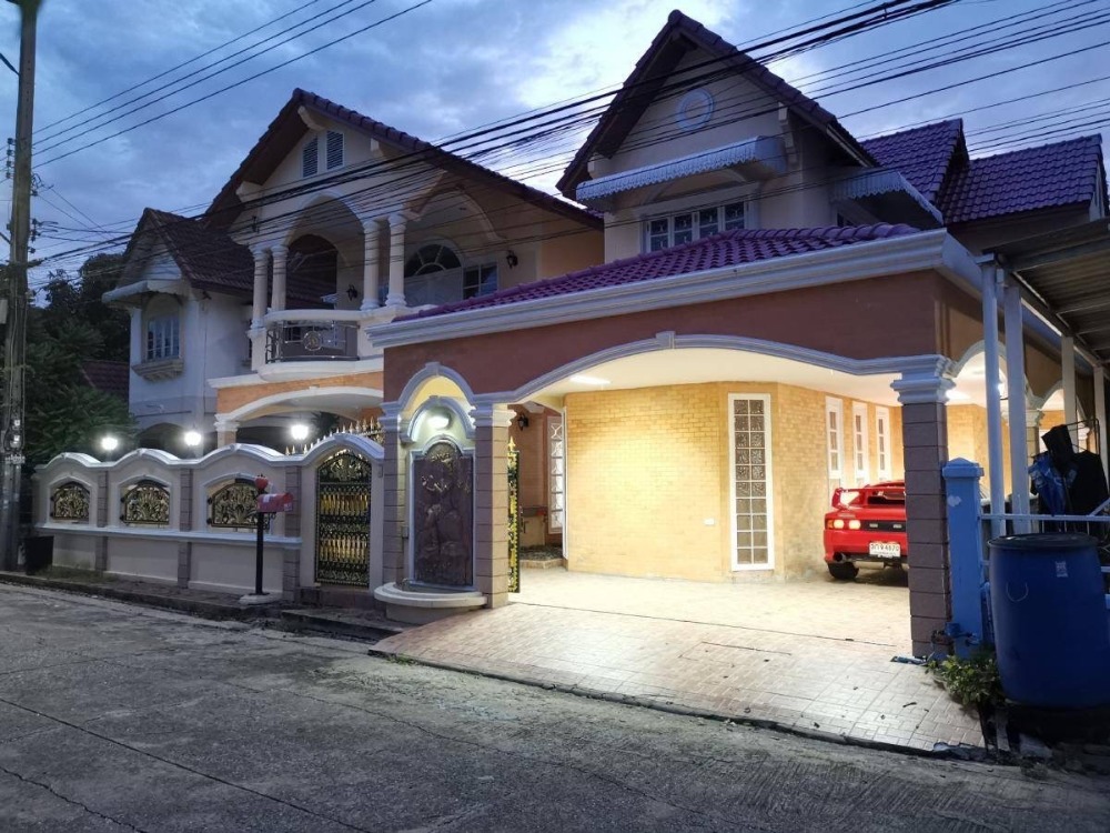 For SaleHouseNawamin, Ramindra : S-KCGH101 For sale, single house, K.C. Garden Home 19, Nimit Mai 40, 2 floors, 60 sq m., 240 sq m., 3 bedrooms, 3 bathrooms, 4.89 million, 063-759-1967