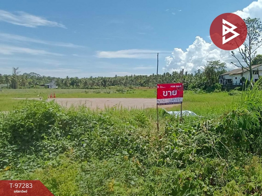 For SaleLandHuahin, Prachuap Khiri Khan, Pran Buri : Urgent sale of vacant land, area 4 rai 18.6 sq.wa, Bang Saphan, Prachuap Khiri Khan