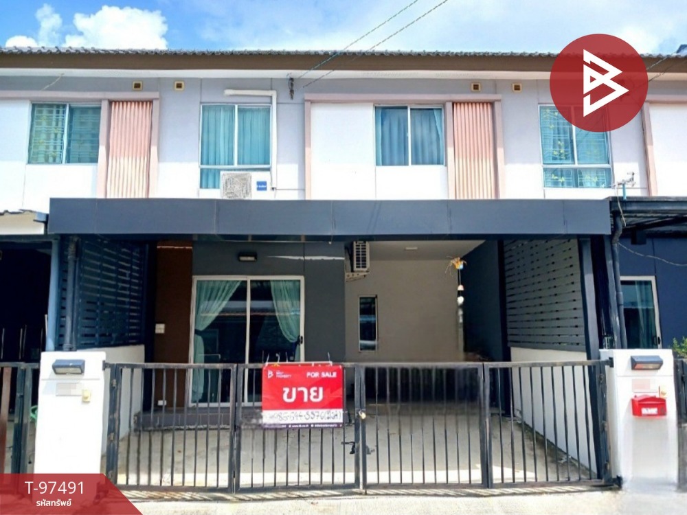 For SaleTownhomeSamut Prakan,Samrong : Townhouse for sale, Pruksa Village 106/2 Bang Pu-Tamru, Samut Prakan