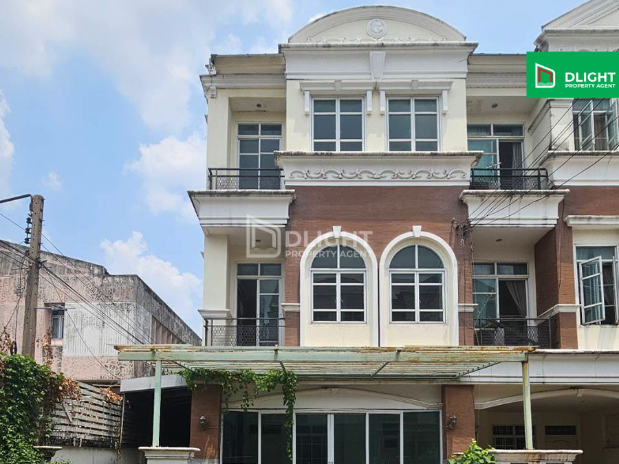 For SaleTownhouseChaengwatana, Muangthong : For sale/rent: Townhome The Praradise Chaengwattana 14, cheap price, 27.8 sq m, 3 bedrooms, 4 bathrooms, 1 parking space, selling price 5.5 million baht, rent 23,000 baht/month