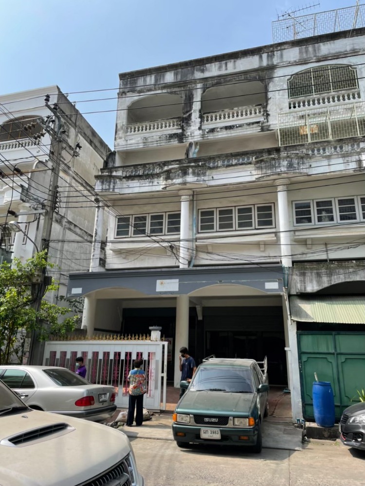 For SaleTownhouseRama 2, Bang Khun Thian : K1612 Townhouse for sale, 2 units combined, area 46 sq m., 3 floors, Rama 2 Soi 27, parking for 4 cars