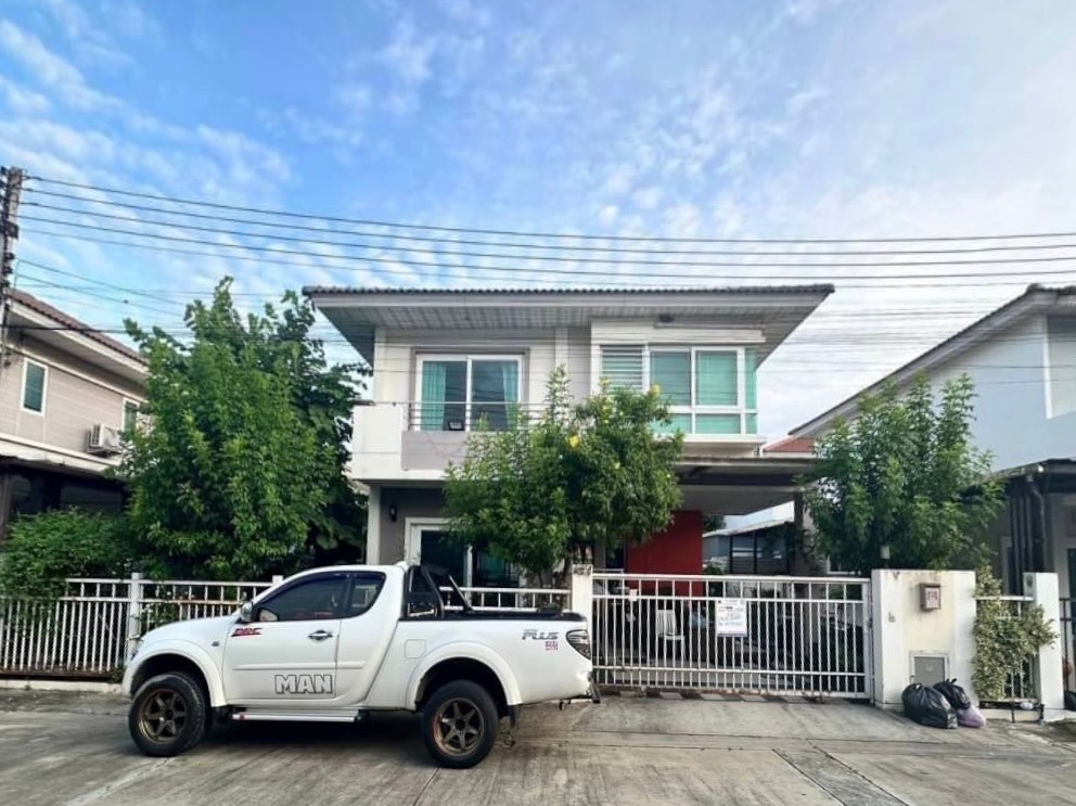 For SaleHousePathum Thani,Rangsit, Thammasat : Single house for sale, cheap price, Supalai Garden Ville, Soi Wat Nong Prang, Bangkok-Pathum Thani