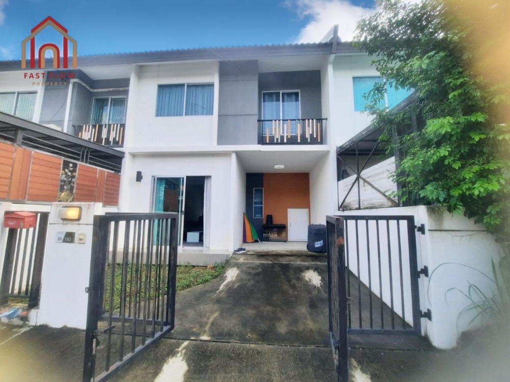 For SaleTownhouseNonthaburi, Bang Yai, Bangbuathong : Cheapest sale!! In the project, 2-storey townhouse, Pruksa Village 112, Khlong Bang Phai-Bang Yai BTS Station, near the public park