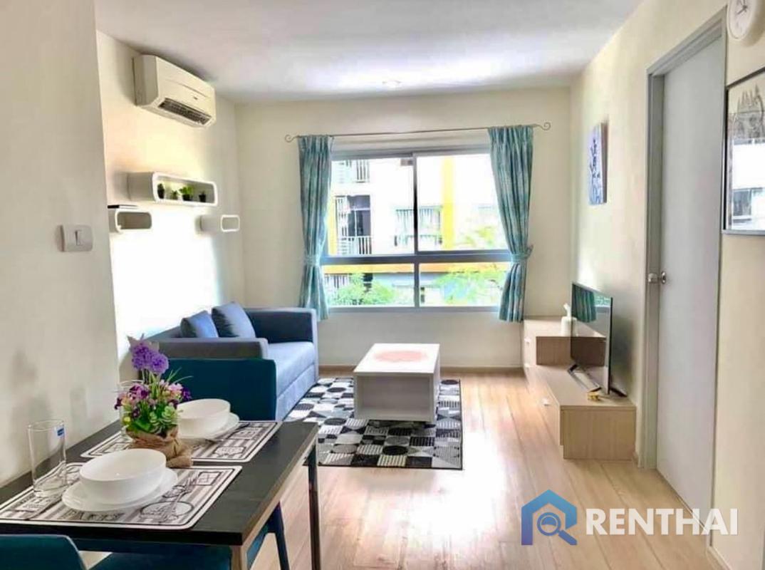 For SaleCondoPattaya, Bangsaen, Chonburi : Fully-Furnished 2-bed Condo in The Grass, Pattaya at 2990000 Thb