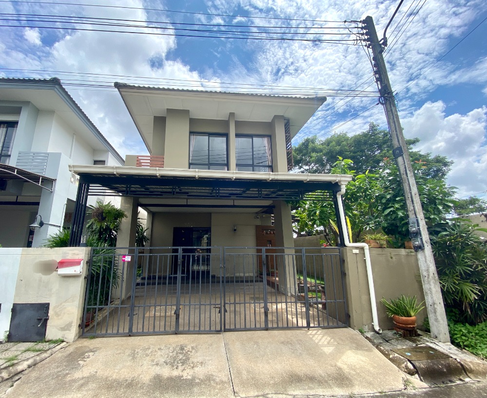 For SaleHousePathum Thani,Rangsit, Thammasat : Urgent sale!! House, Waraphon, Wongwaen-Lam Luk Ka, Khlong 5 (37.4 sq m), 3 bedrooms, 2 bathrooms, corner house