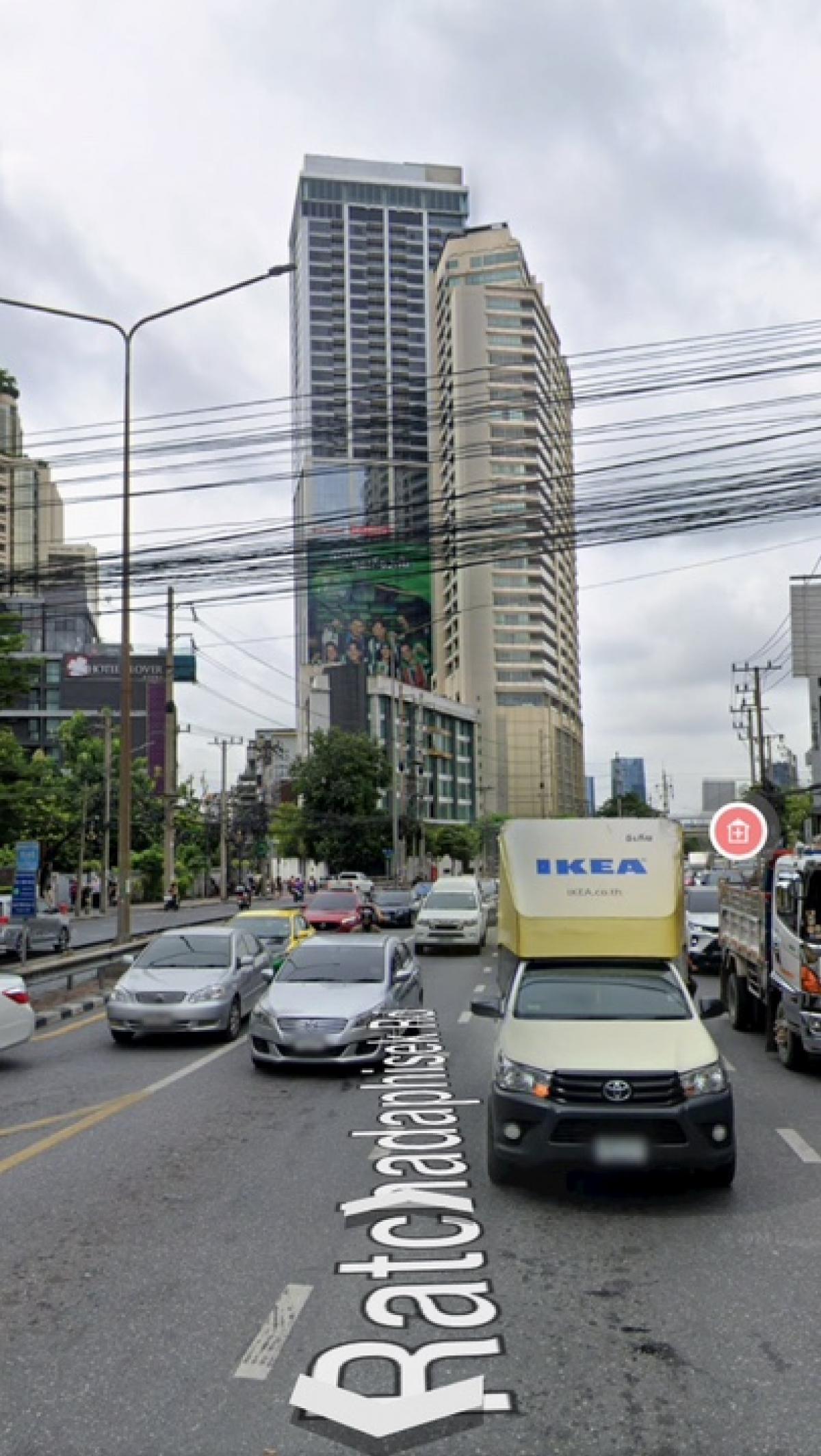 ขายที่ดินนานา : ขายที่ดินติดถนนรัชดาภิเษกใกล้แยกอโศกใกล้ตึกExchange Towerห่างจากmrt สุขุมวิท 250 เมตร