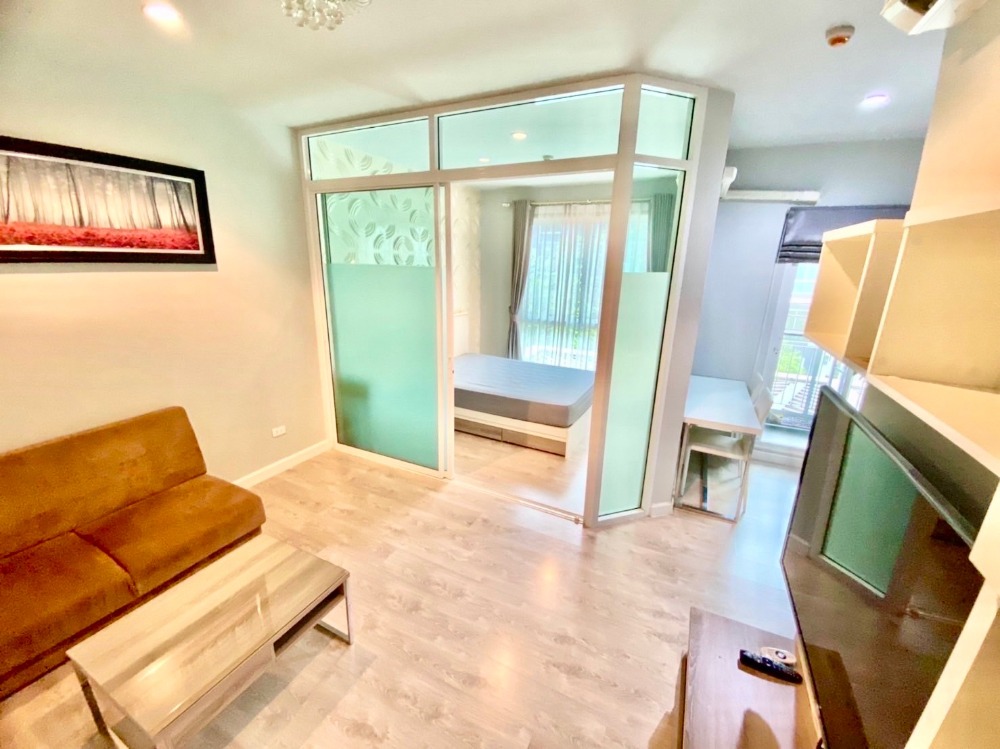 For SaleCondoPhutthamonthon, Salaya : For sale: Zelle Salaya Condo, Building 1, 4th floor (south side, garden view), area 30.43 square meters, with furniture, Salaya Subdistrict, Phutthamonthon District, Nakhon Pathom Province