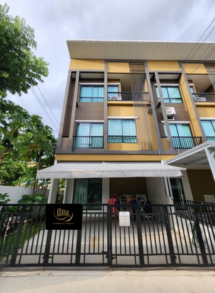 For RentTownhouseRama5, Ratchapruek, Bangkruai : Townhouse for rent, Sammakorn Avenue Village, Chaiyaphruek-Wongwaen, suitable for home office, near Robinson Ratchaphruek, Do Home Bang Bua Thong