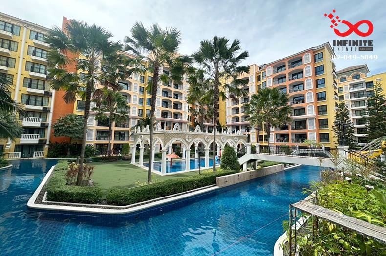 For SaleCondoPattaya, Bangsaen, Chonburi : Condo for sale, Venetian Signature Condo Resort Pattaya, 23.92 sq m, 8th floor, Building B, Sukhumvit Road