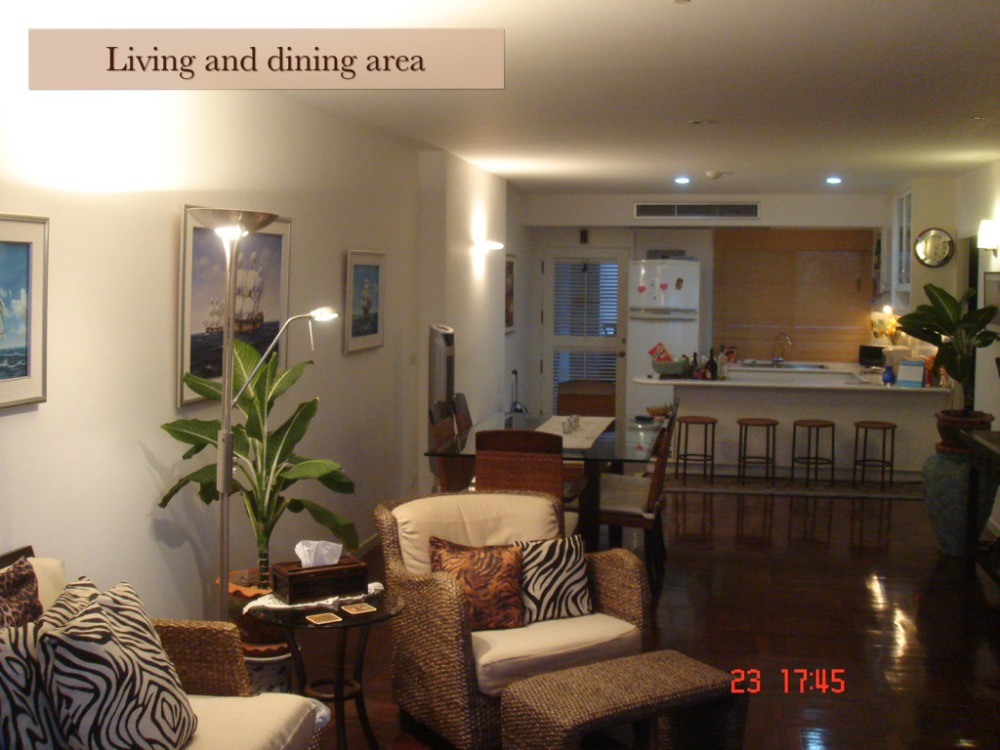 For SaleCondoCha-am Phetchaburi : Room 118 sq m. Quiet condo, Cha-am beachfront, 2 bedrooms, 2 bathrooms