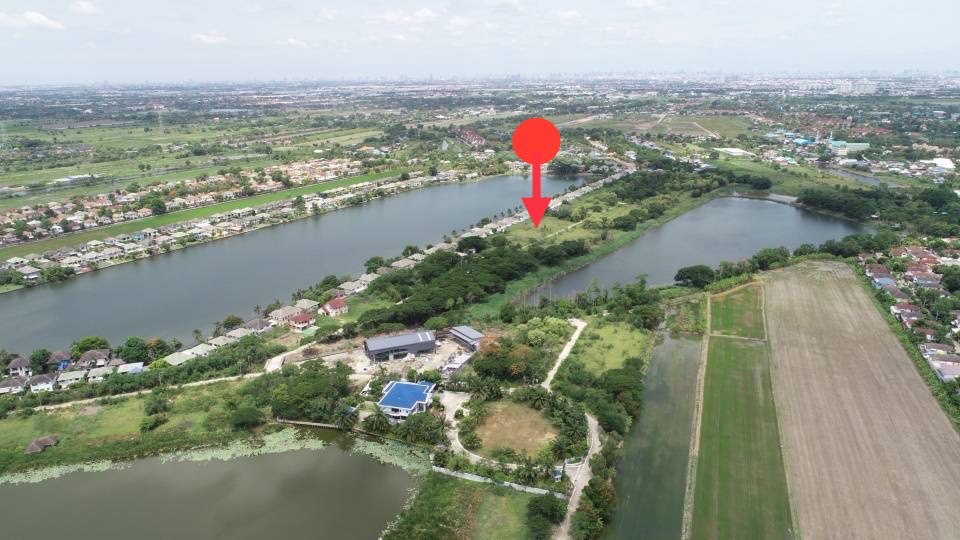 For SaleLandMin Buri, Romklao : Land for sale at a low price, released below appraisal price!!! Khumklao-Suwinthawong Road, Supalai Lake 1 Project, Soi Khumklao 8