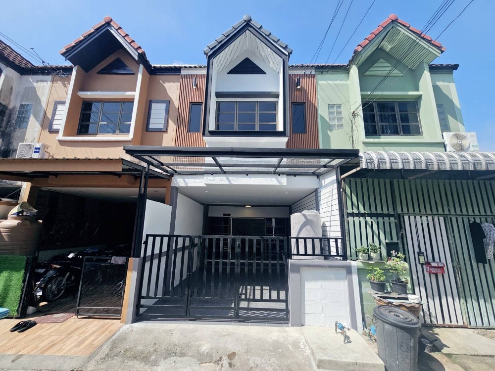 For SaleTownhouseNawamin, Ramindra : S2837 Townhouse for sale, 2 floors, newly renovated, ready to move in, Saemsiri Village, Phraya Suren 30