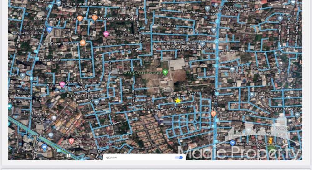 ขายที่ดินอ่อนนุช อุดมสุข : ขายที่ดิน 115 ตรว.ใน ปรีดีพนมยงค์ 15 เขตวัฒนา กรุงเทพ