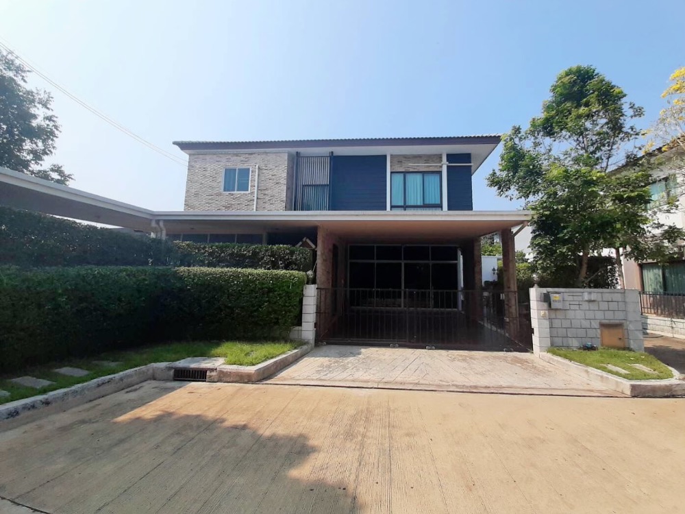 For SaleHouseRama5, Ratchapruek, Bangkruai : 🚩Don't miss it! 🏡Second-hand single house, corner house, luxuriously decorated, ready to move in, in the “Centro Ratchapruek-Suan Phak“ project in a potential location.