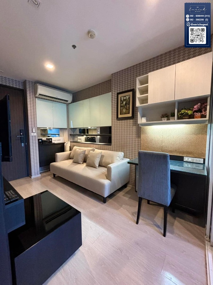 For RentCondoOnnut, Udomsuk : 💙For rent Rhythm Sukhumvit 44/1, beautiful room, fully furnished, next to BTS Phra Khanong, 0 meters 💙 Call 062-2962295 Ni// Line id : @enrichagent