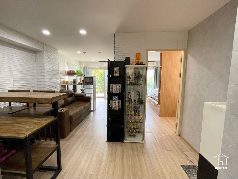 For SaleCondoRatchadapisek, Huaikwang, Suttisan : Condo for sale, corner room (48 sq m.) **The Peak Condo—The Peak Condo** Soi Pracharat Bamphen 16, Huai Khwang, 1.2 km. from MRT Huai Khwang