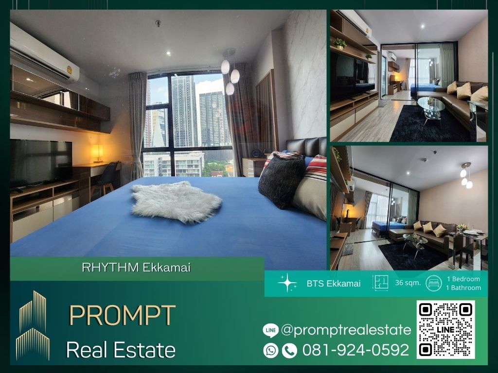 For RentCondoSukhumvit, Asoke, Thonglor : QR03907 - RHYTHM Ekkamai :  ริธึ่ม เอกมัย - BTS Ekkamai / BTS Thonglor