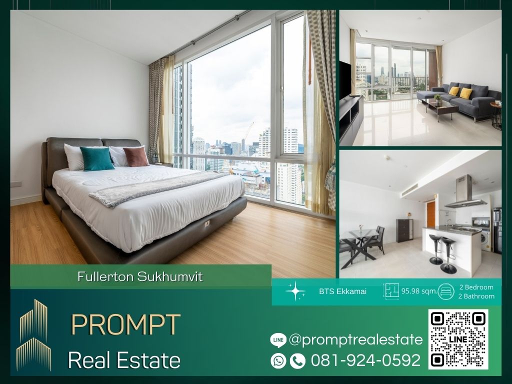 For RentCondoSukhumvit, Asoke, Thonglor : EF00906 - Fullerton Sukhumvit :  ฟูลเลอตัน สุขุมวิท - BTS Ekkamai / BTS Thonglor / SukhumvitHospital