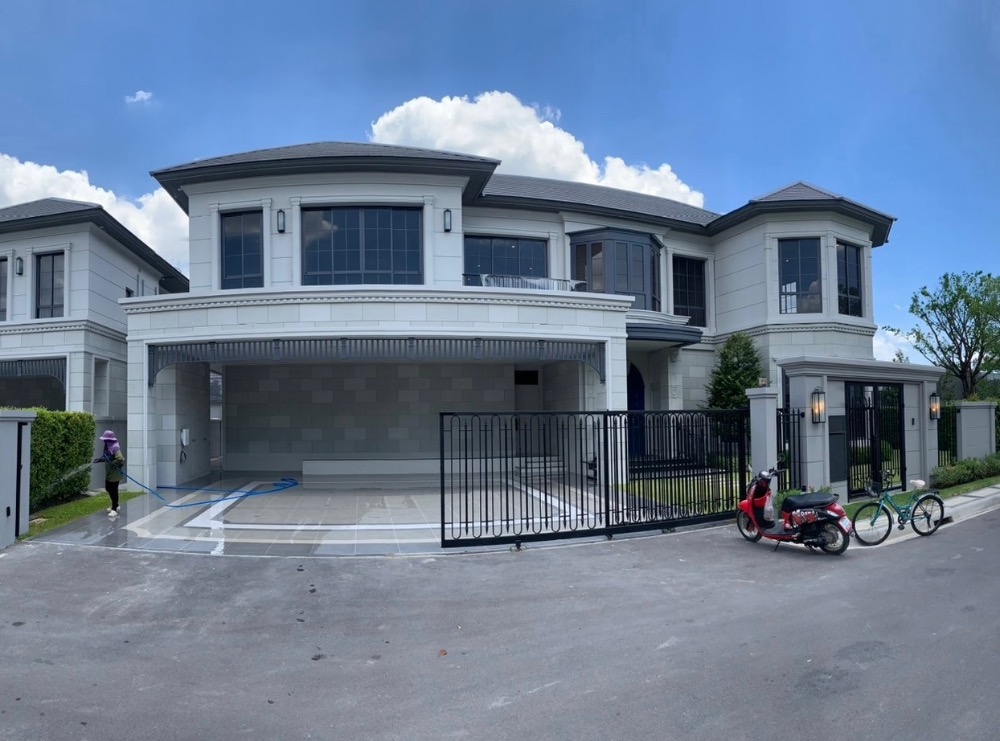 For SaleHousePattanakan, Srinakarin : Luxury Detached House for Sale - Narasiri Krungthep Kreetha, House Type NoHo.No.5 🏠 Special Corner Unit