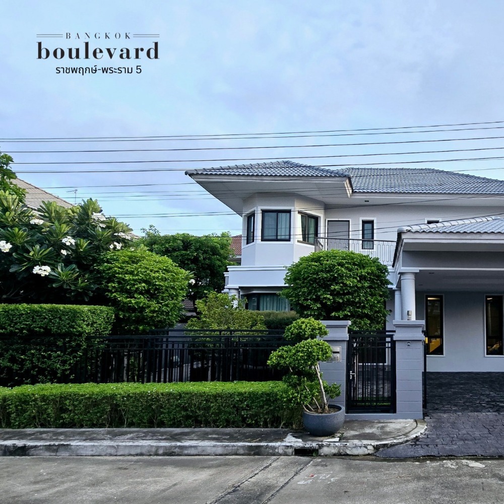 For SaleHouseRama5, Ratchapruek, Bangkruai : Single house for sale, good location, Bangkok Boulevard project, Ratchaphruek - Rama 5, Mueang Nonthaburi District, Nonthaburi Province (Owner selling)