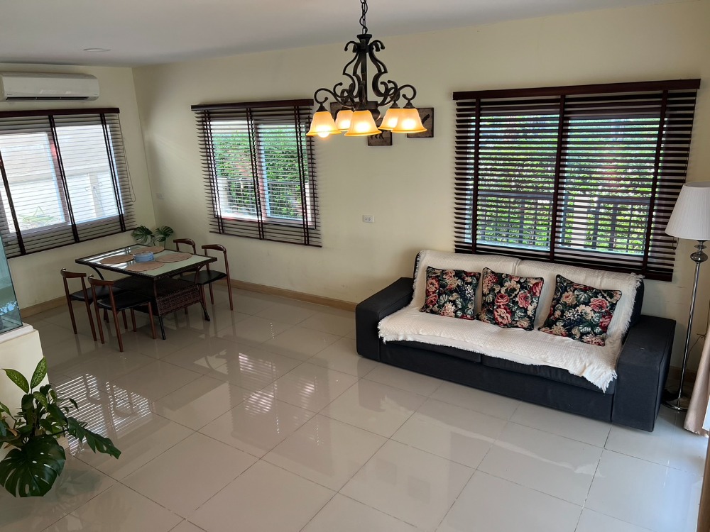 For RentTownhouseSamut Prakan,Samrong : House for rent Casa City Bangna, corner house, garden view, 28 sq m., 4 bedrooms, 3 bathrooms, price 25,000 baht