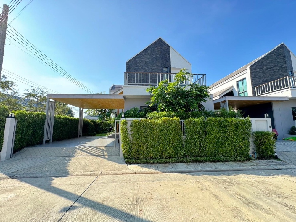 For SaleHouseNonthaburi, Bang Yai, Bangbuathong : Single house We Breath Chaiyaphruek-Sai Noi, 4 bedrooms, 3 bathrooms, 2 parking spaces, usable area 248 sq m., 6 m high ceiling, airy, near Central Westgate, Purple Line