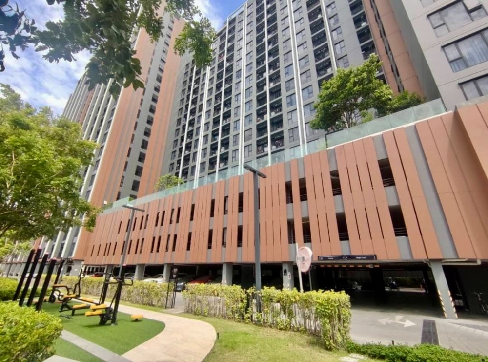 For SaleCondoThaphra, Talat Phlu, Wutthakat : Urgent! Condo The Privacy 35 sq.m. 1 bed near MRT Tha Phra, corner room, good view, complete furniture, electrical appliances, new condition