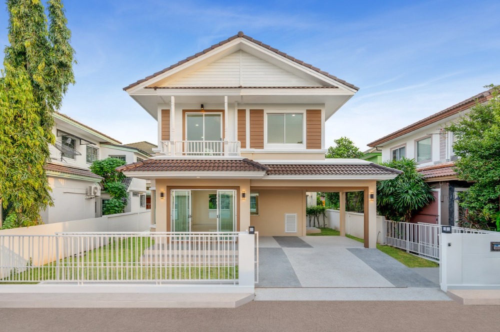 For SaleHouseChaengwatana, Muangthong : Single house, Pruksa Lada Village, Tiwanon-Ratchaphruek, connected to Ratchaphruek Road (B7770)