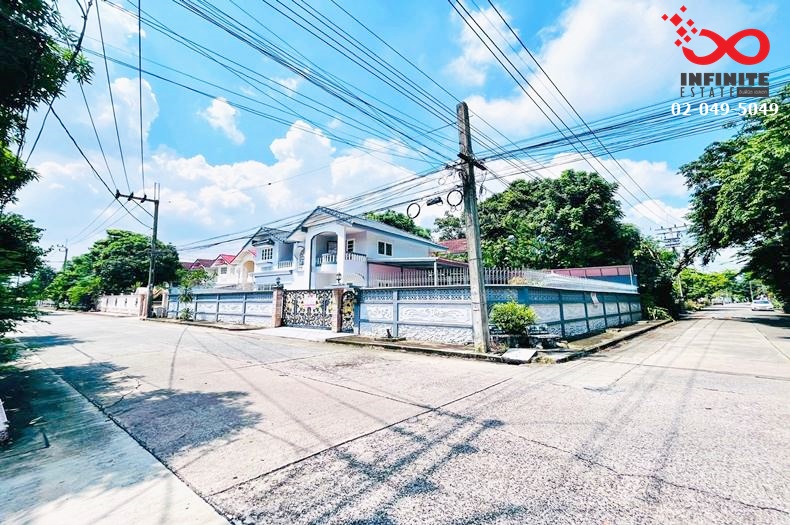 For SaleHouseMin Buri, Romklao : For sale: 2-storey detached house, Thararom Village, 125 square wah, Soi Ramkhamhaeng 150, Ramkhamhaeng Road