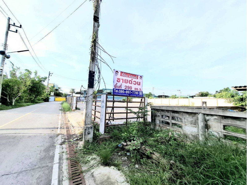 For SaleLandSamut Songkhram : Land for sale, area 299 sq.w., Mae Klong Bypass Road, near Riverton Hotel