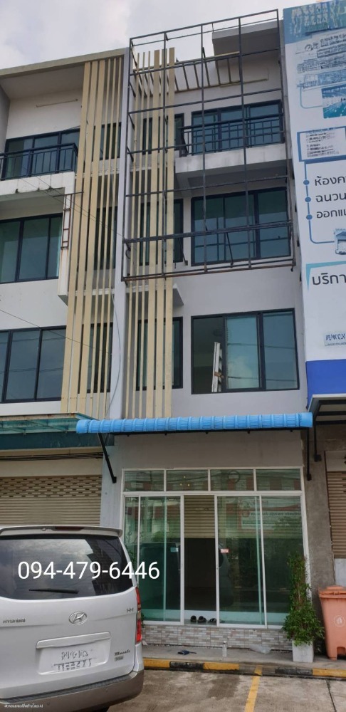 For RentShophouseLadkrabang, Suwannaphum Airport : Commercial building for rent, Lat Krabang, 4-storey building, office, business