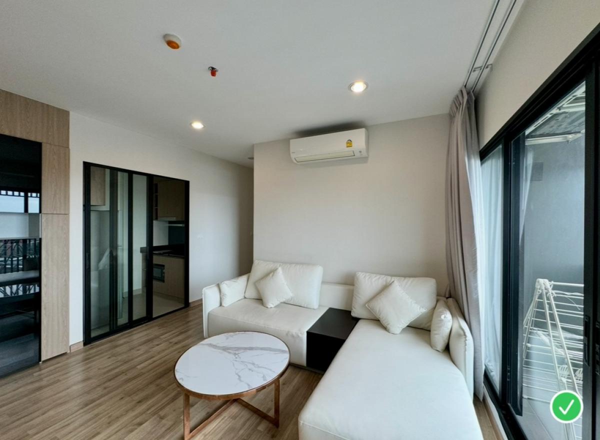 For RentCondoWongwianyai, Charoennakor : 🔥Urgent for rent 🔥Condo NICHE MONO CHAROEN NAKORN (Nich Mono Charoen Nakhon), 1 bedroom, 20th floor, corner room, view of the curve of the Chao Phraya River. Near BTS Talat Phlu