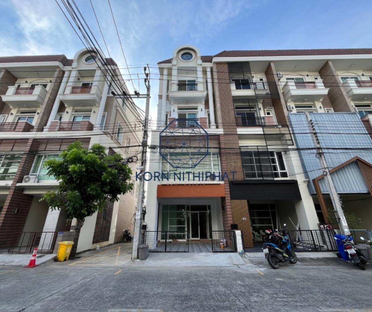 For RentHome OfficeKaset Nawamin,Ladplakao : For rent: Home Office Sukonthasawat Lat Phrao, connected to the expressway, 1+1 car parking space, Newly renovated, whole house with built-in kitchen set for cooking