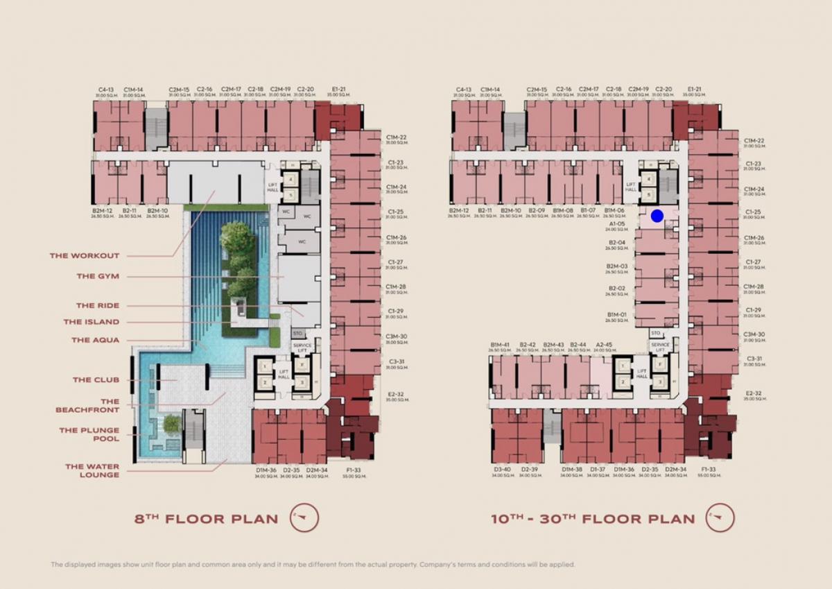 ขายดาวน์คอนโดคลองเตย กล้วยน้ำไท : Rare Item - Aspire Sukhumvit Rama 4 ชั้นสูง