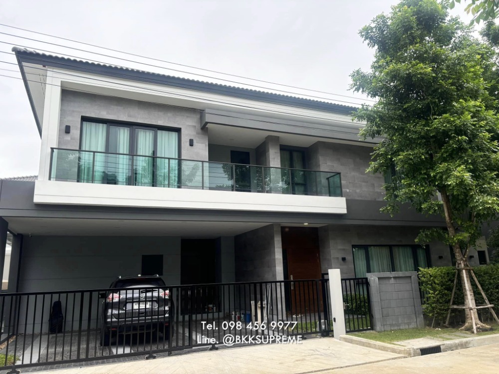 For RentHouseChaengwatana, Muangthong : (For rent) ** Luxury house, private community THE CITY, The City Tiwanon - Ngamwongwan, fully furnished **