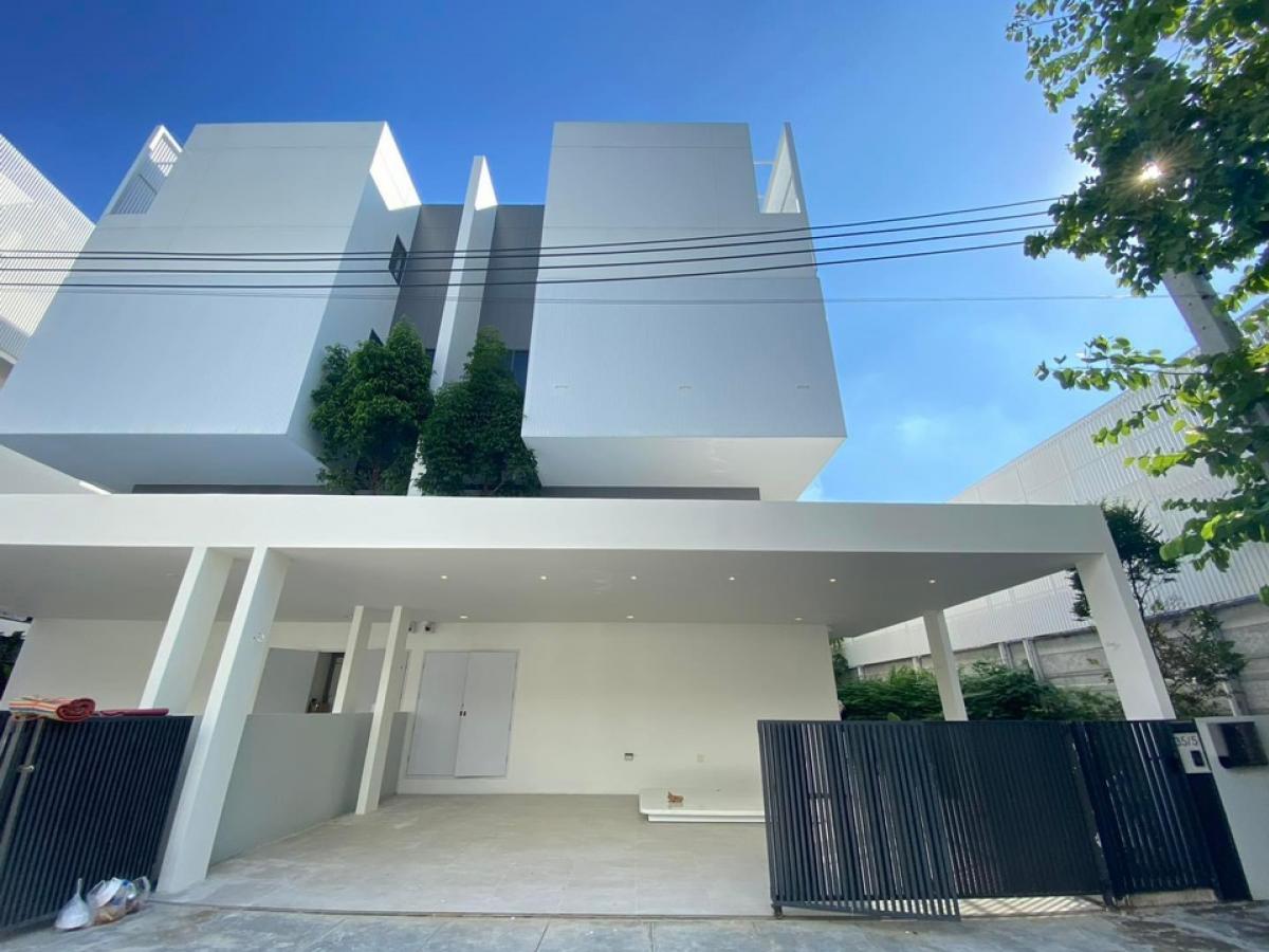 For RentTownhouseVipawadee, Don Mueang, Lak Si : For rent: 3.5-storey twin house, corner plot, modern style, ARKIN Vibhavadi, Vibhavadi Rangsit Soi 84, near Don Mueang Airport, suitable for home office, pets allowed.