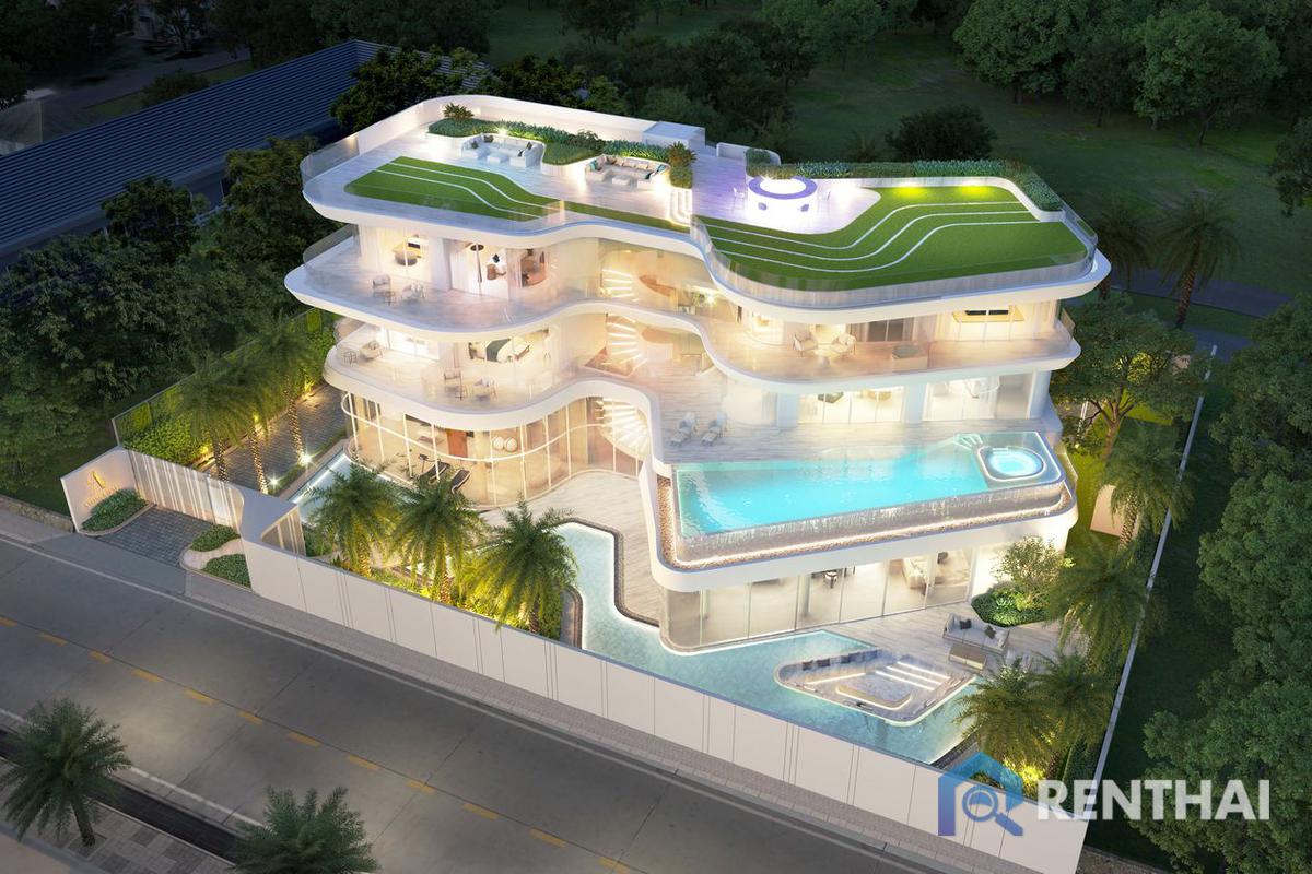 For SaleHousePattaya, Bangsaen, Chonburi : The Ultra-Luxury Beachfront Pool Villa