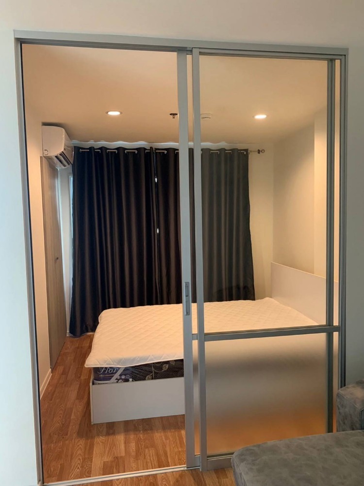 For RentCondoRama5, Ratchapruek, Bangkruai : Condo for rent, Lumpini River Ville Nakhon In, Building A, 14th floor, size 26.07 sq m., 1 bedroom, 1 bathroom, 1 living room, new condition, excellent interior functions, city view, swimming pool and fitness center, basketball court, garden (owner rents 