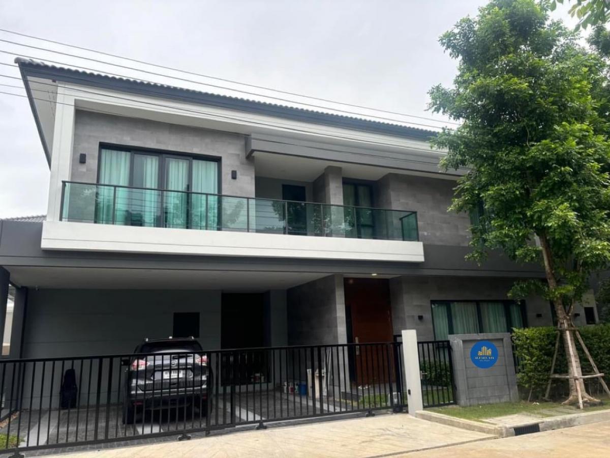 For RentHouseChaengwatana, Muangthong : House for rent🏡 The City Tiwanon Ngamwongwan, a luxurious house, large site, lots of space🚩Near The Mall Ngamwongwan, Pink and Purple Lines