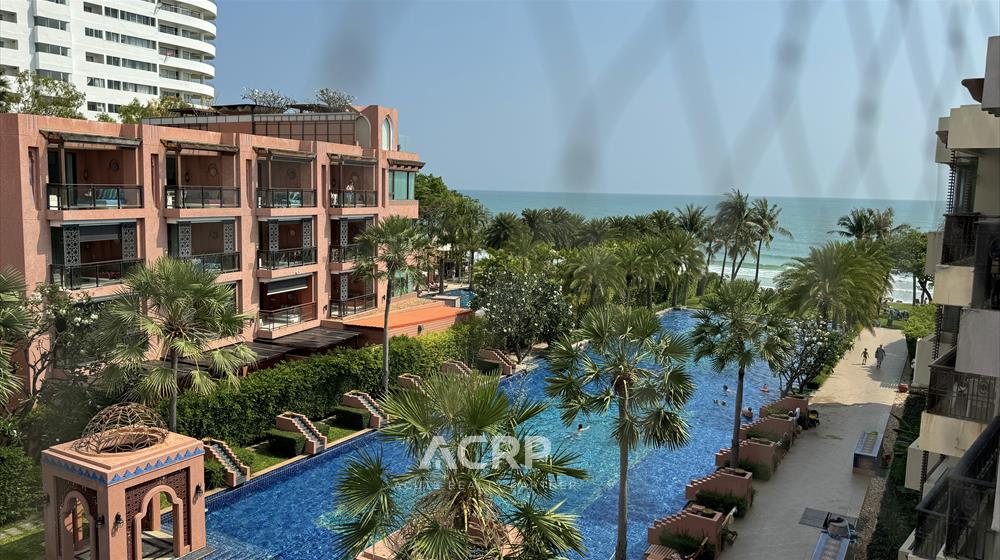 For SaleCondoHuahin, Prachuap Khiri Khan, Pran Buri : ็Sea view condo for sale at Marrakesh Hua Hin beachfront conodo