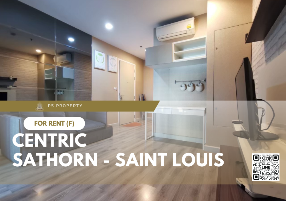 For RentCondoSathorn, Narathiwat : For rent 📍Centric Sathorn - Saint Louis 📍 Fully furnished and electrical appliances, near BTS Surasak.