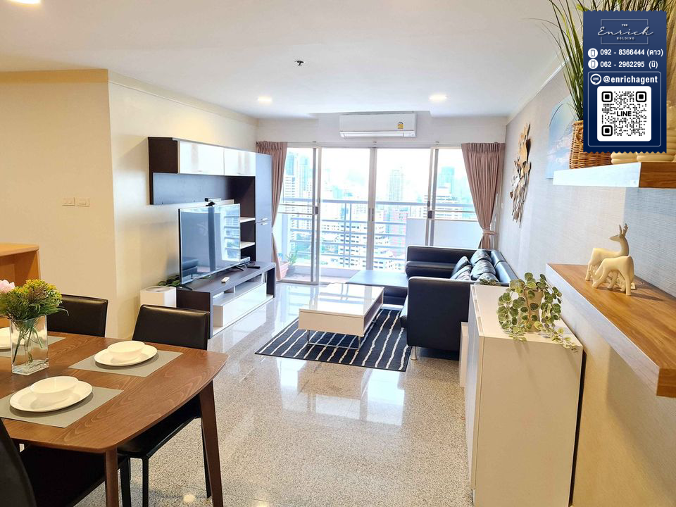 For RentCondoSukhumvit, Asoke, Thonglor : 💙For rent Waterford Diamond Sukhumvit 30/1, fully furnished, ready to move in, BTS Phrom Phong, Thonglor💙 Call 092-8366444 Dao // Line id: @enrichagent